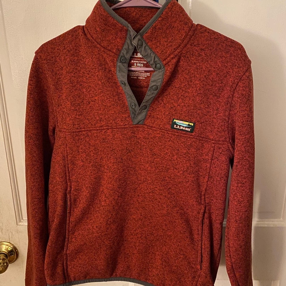L.L. Bean Men's Red Sweater